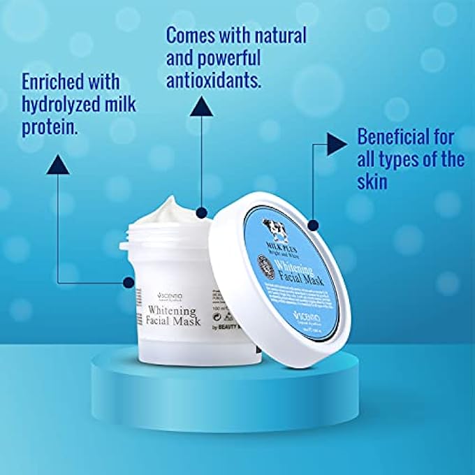 Scentio BEAUTY BUFFET MILK PLUS WHITENING Q10 FACIAL MASK 100ML - Image 3